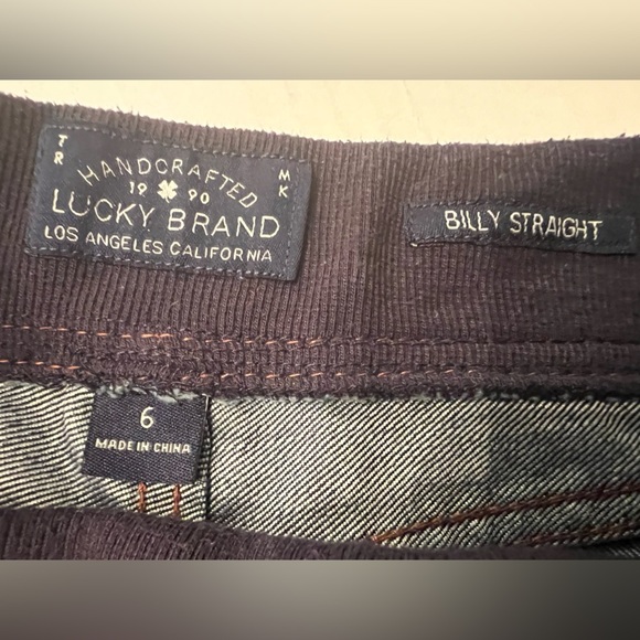 LUCKY BRAND BILLY STRAIGHT KIDS DRAWSTRING JEANS.  SIZE 6. - Picture 2 of 10
